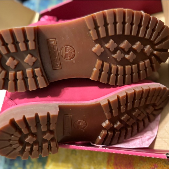 MEN’S NEW AWESOME PINK TIMBERLAND 50th ANNIVERSARY BOOTS Size 11 - Picture 7 of 15